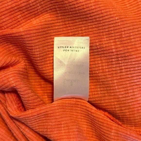 Lulu’s Cute Charisma Coral Pink Short Sleeve Slub Cropped Oversized Slouchy Tee - Picture 12 of 12